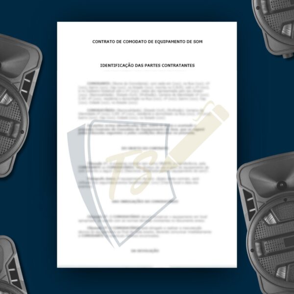 CONTRATO DE COMODATO DE EQUIPAMENTO DE SOM