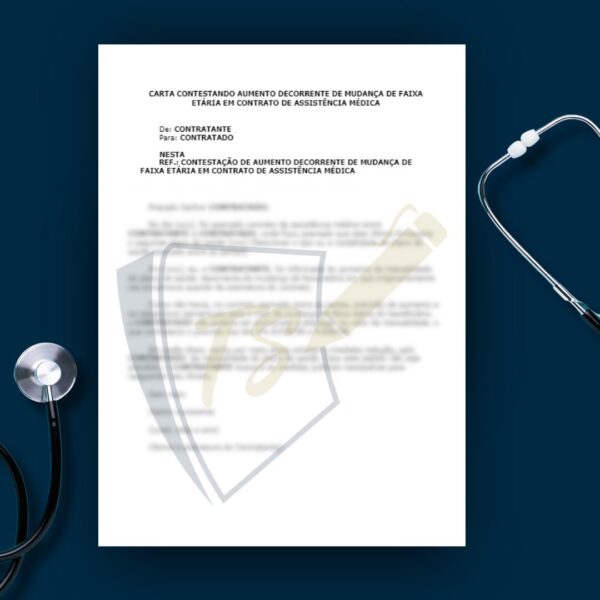 CARTA CONTESTANDO AUMENTO DECORRENTE DE MUDANÇA DE FAIXA ETÁRIA EM CONTRATO DE ASSISTÊNCIA MÉDICA